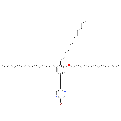 Pyrazine, 2-bromo-5-[[3,4,5-tris(dodecyloxy)phenyl]ethynyl]-