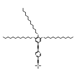 Pyrazine,2-[(trimethylsilyl)ethynyl]-5-[[3,4,5-tris(dodecyloxy)phenyl]ethynyl]-