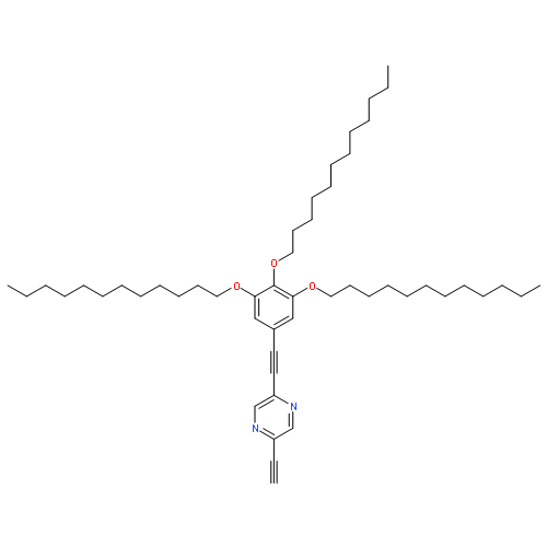 Pyrazine, 2-ethynyl-5-[[3,4,5-tris(dodecyloxy)phenyl]ethynyl]-