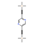 Pyrazine, 2,5-bis[(trimethylsilyl)ethynyl]-