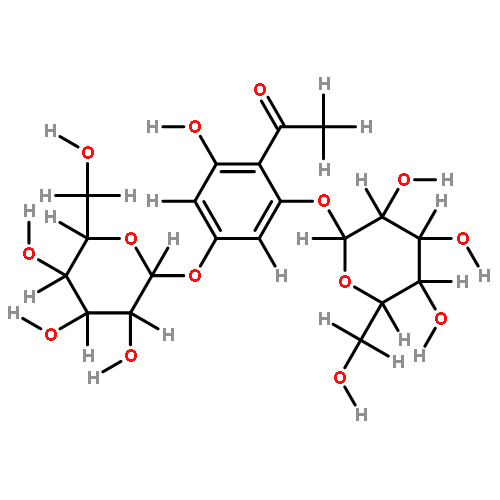 2,4,6-trihydroxyacetophenone 2,4-di-O-beta;-D-glucopyranoside