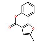 4H-Furo[3,2-c][1]benzopyran-4-one, 2-methyl-