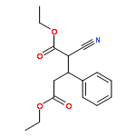 diethyl 2-cyano-3-phenylpentanedioate