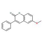 2H-1-Benzopyran-2-one, 6-methoxy-3-phenyl-