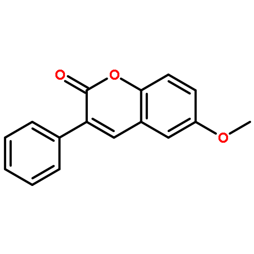 2H-1-Benzopyran-2-one, 6-methoxy-3-phenyl-