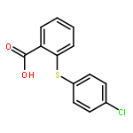 Benzoic acid,2-[(4-chlorophenyl)thio]-