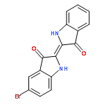 3H-Indol-3-one,5-bromo-2-(1,3-dihydro-3-oxo-2H-indol-2-ylidene)-1,2-dihydro-