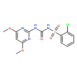 Benzenesulfonamide,2-chloro-N-[[(4,6-dimethoxy-2-pyrimidinyl)amino]carbonyl]-