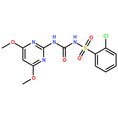 Benzenesulfonamide,2-chloro-N-[[(4,6-dimethoxy-2-pyrimidinyl)amino]carbonyl]-