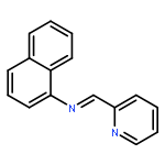 1-Naphthalenamine, N-(2-pyridinylmethylene)-