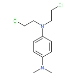 1,4-Benzenediamine, N,N-bis(2-chloroethyl)-N',N'-dimethyl-