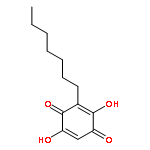 3-Heptyl-2,5-dihydroxy-[1,4]benzoquinone