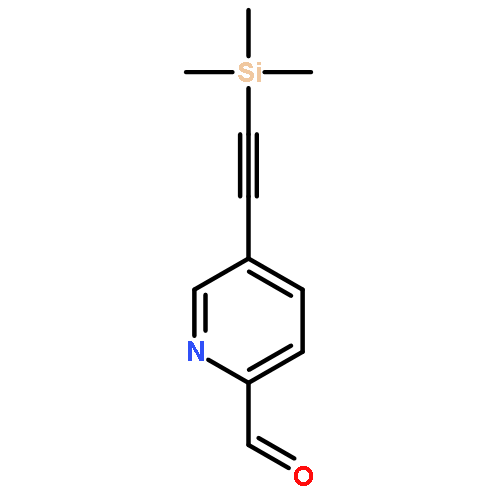 2-Pyridinecarboxaldehyde, 5-[(trimethylsilyl)ethynyl]-