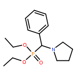 Phosphonic acid, (phenyl-1-pyrrolidinylmethyl)-, diethyl ester