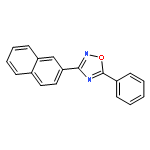 1,2,4-Oxadiazole, 3-(2-naphthalenyl)-5-phenyl-