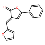 2(3H)-Furanone, 3-(2-furanylmethylene)-5-phenyl-