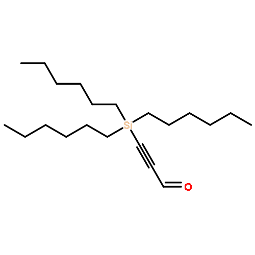 2-Propynal, 3-(trihexylsilyl)-