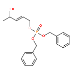 Phosphoric acid, (2E)-4-hydroxy-2-pentenyl bis(phenylmethyl) ester