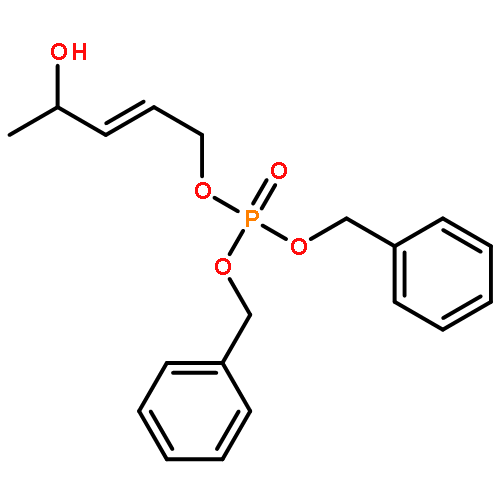 Phosphoric acid, (2E)-4-hydroxy-2-pentenyl bis(phenylmethyl) ester