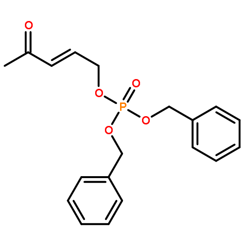 Phosphoric acid, (2E)-4-oxo-2-pentenyl bis(phenylmethyl) ester