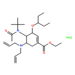 (3R,4R,5S)-Ethyl 4-(N-(tert-butyl)acetamido)-5-(diallylamino)-3-(pentan-3-yloxy)cyclohex-1-enecarboxylate hydrochloride