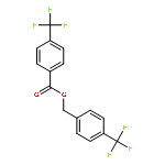 Benzoic acid, 4-(trifluoromethyl)-, [4-(trifluoromethyl)phenyl]methyl ester