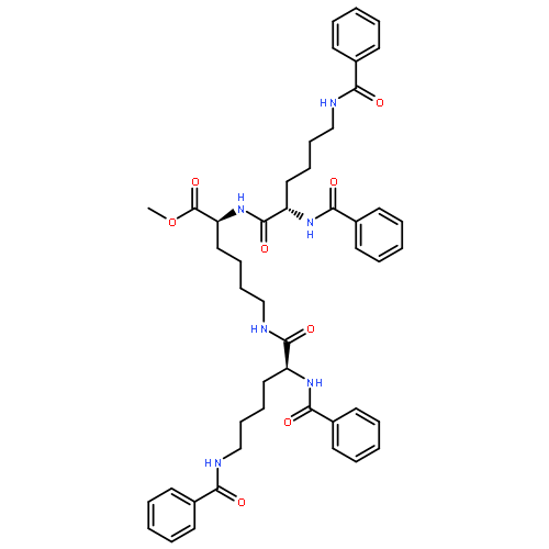 L-Lysine, N2,N6-bis(N2,N6-dibenzoyl-L-lysyl)-, methyl ester