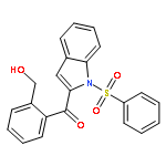 1H-Indole, 2-[2-(hydroxymethyl)benzoyl]-1-(phenylsulfonyl)-