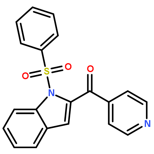 1H-Indole, 1-(phenylsulfonyl)-2-(4-pyridinylcarbonyl)-