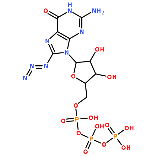 Guanosine 5'-(tetrahydrogen triphosphate), 8-azido-