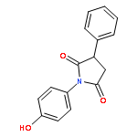 2,5-Pyrrolidinedione, 1-(4-hydroxyphenyl)-3-phenyl-