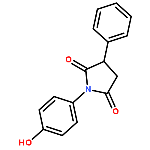 2,5-Pyrrolidinedione, 1-(4-hydroxyphenyl)-3-phenyl-