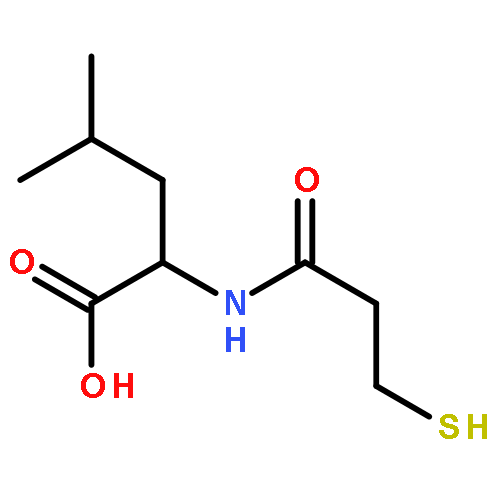 L-Leucine, N-(3-mercapto-1-oxopropyl)-