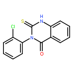 4(1H)-Quinazolinone,3-(2-chlorophenyl)-2,3-dihydro-2-thioxo-