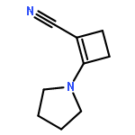 1-Cyclobutene-1-carbonitrile, 2-(1-pyrrolidinyl)-