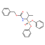 Carbamic acid, [1-(diphenoxyphosphinyl)-2-methylpropyl]-,phenylmethyl ester