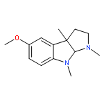 (3aS,8aR)-5-methoxy-1,3a,8-trimethyl-1,2,3,3a,8,8a-hexahydropyrrolo[2,3-b]indole