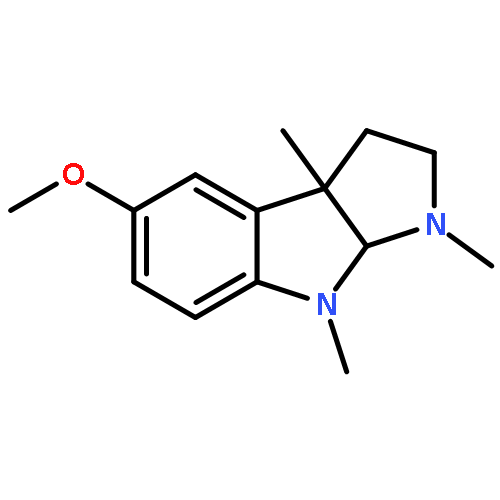 (3aS,8aR)-5-methoxy-1,3a,8-trimethyl-1,2,3,3a,8,8a-hexahydropyrrolo[2,3-b]indole