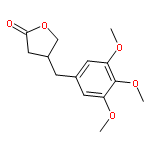 2(3H)-FURANONE, DIHYDRO-4-[(3,4,5-TRIMETHOXYPHENYL)METHYL]-