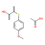 1,3-Butadien-2-ol, 3-[(4-methoxyphenyl)thio]-, acetate