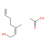 2,6-Heptadien-1-ol, 3-methyl-, acetate, (2E)-