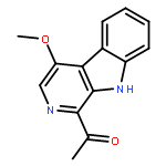 Ethanone, 1-(4-methoxy-9H-pyrido[3,4-b]indol-1-yl)-