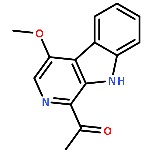 Ethanone, 1-(4-methoxy-9H-pyrido[3,4-b]indol-1-yl)-