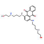 1,4-bis({3-[(2-hydroxyethyl)amino]propyl}amino)anthracene-9,10-dione