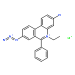 3-amino-8-azido-5-ethyl-6-phenylphenanthridinium chloride