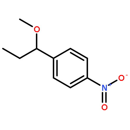 Benzene, 1-(1-methoxypropyl)-4-nitro-