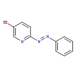 Pyridine, 5-bromo-2-(phenylazo)-