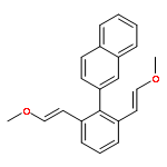 Naphthalene, 2-[2,6-bis[(1E)-2-methoxyethenyl]phenyl]-