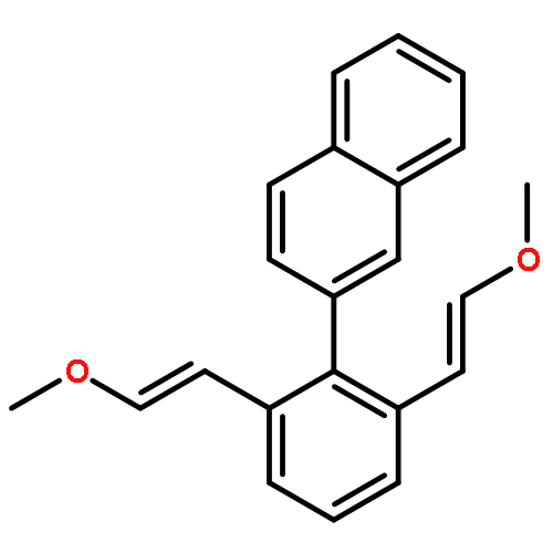 Naphthalene, 2-[2,6-bis[(1E)-2-methoxyethenyl]phenyl]-