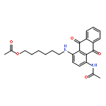 Acetamide,N-[4-[[6-(acetyloxy)hexyl]amino]-9,10-dihydro-9,10-dioxo-1-anthracenyl]-